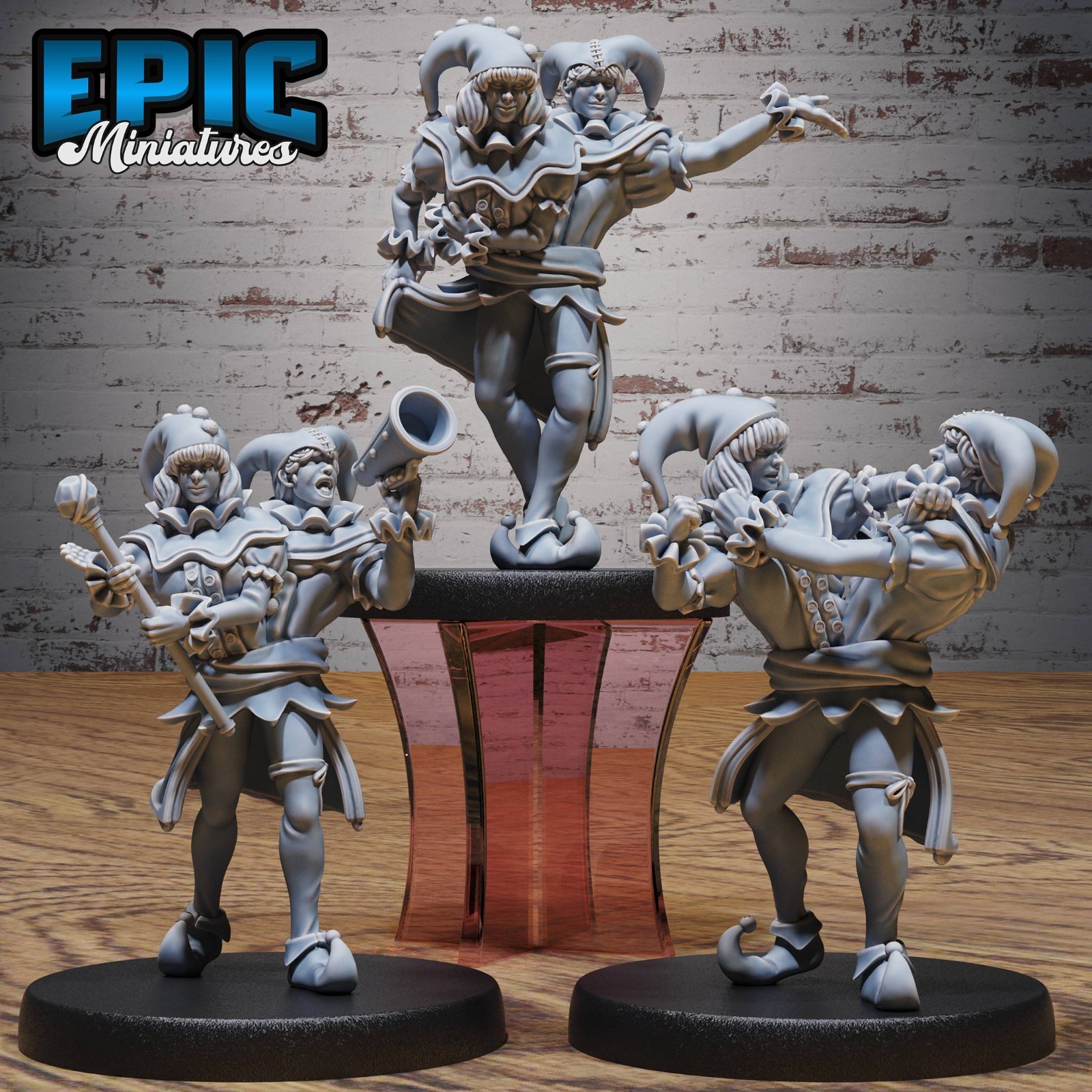 Conjoined Twins | Dungeons and Dragons Tabletop Carnival Miniatures 28-32mm