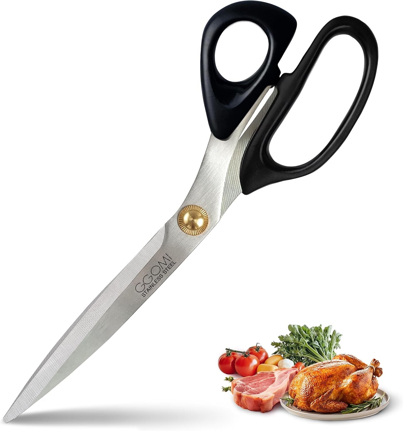 3T Stainless Blade Kitchen Scissors - 10.23in x 1Pack | Korean Barbecue Kalbi
