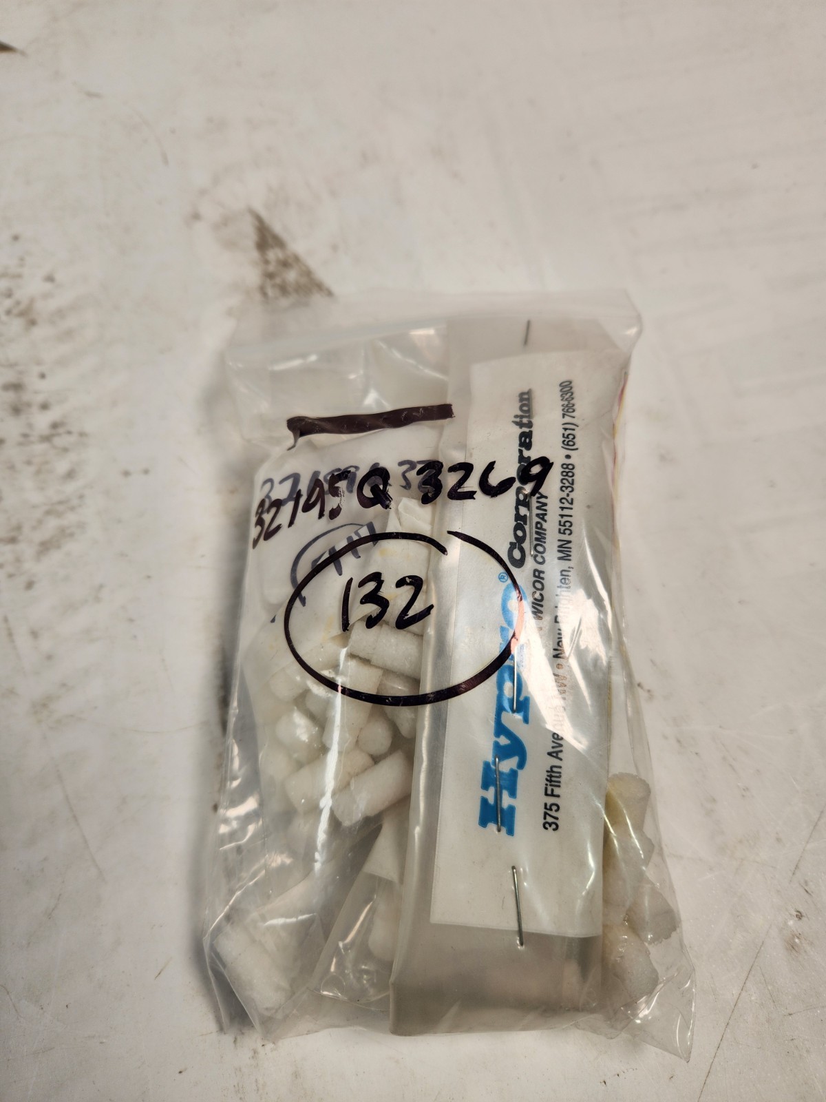 (132) Hypro 32195Q3269 Push-in Porous Plastic 250 Mesh Post Filter