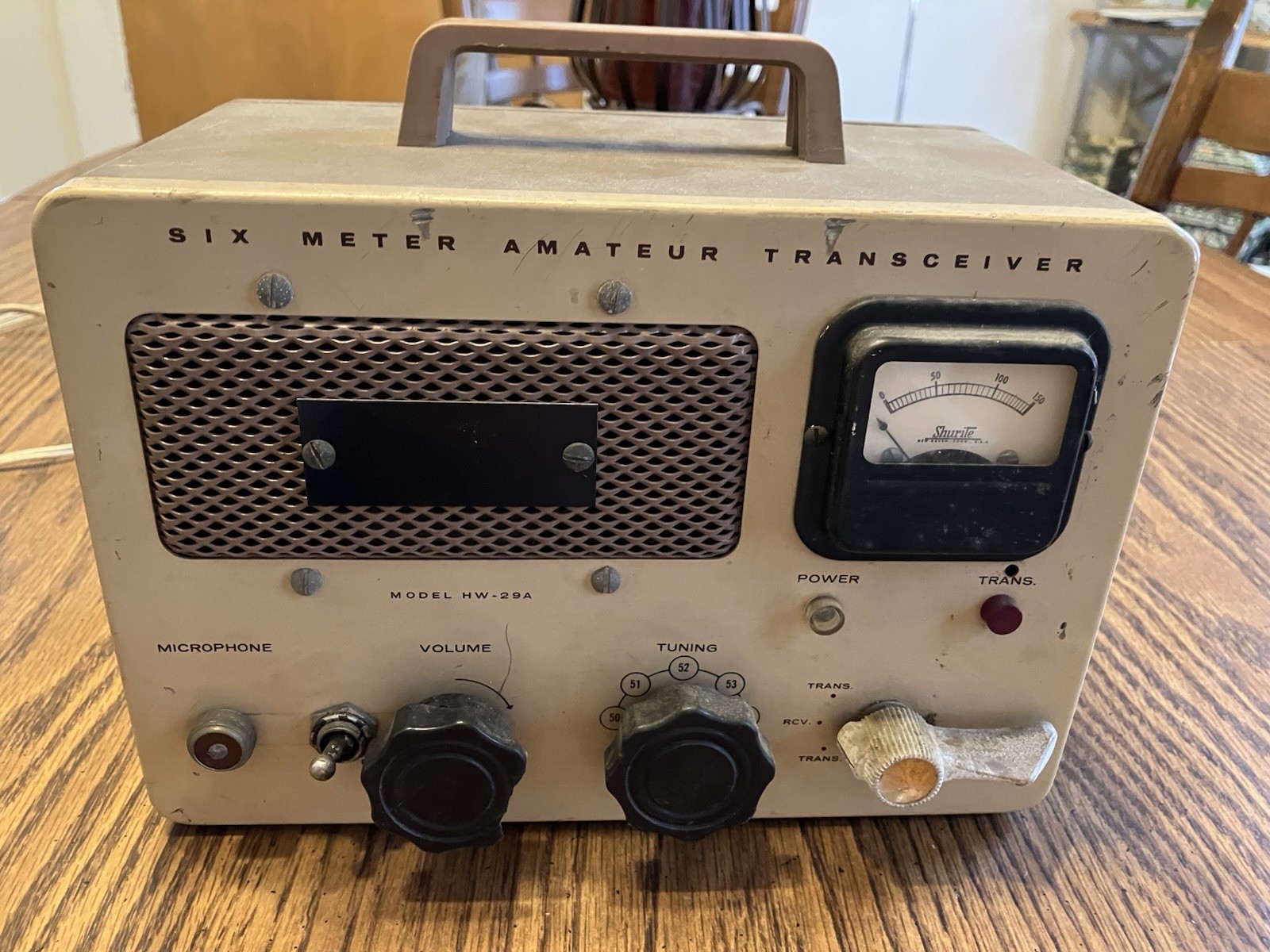 Heathkit HW-29A Sixer Ham Transceiver 6 Meters Untested!)