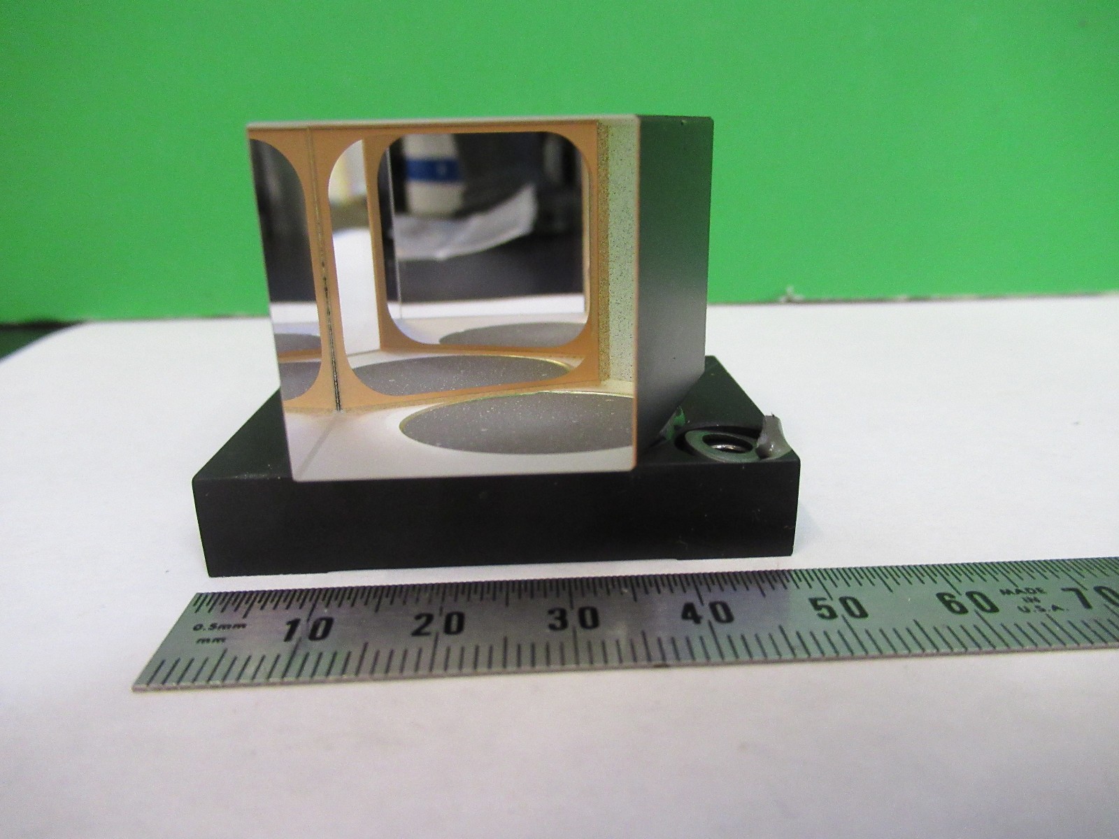 ZEISS GERMANY GLASS PENTA PRISM OPTICS MICROSCOPE PART AS PICTURED U8-B-14