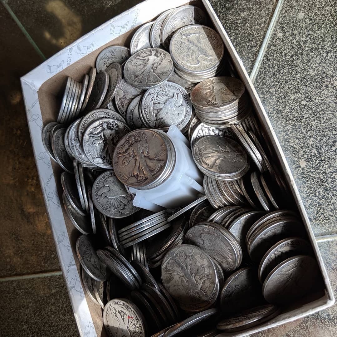 Walking Liberty Half Dollar Coin - CHOOSE HOW MANY - 1916 to 1947 Mixed Date Lot