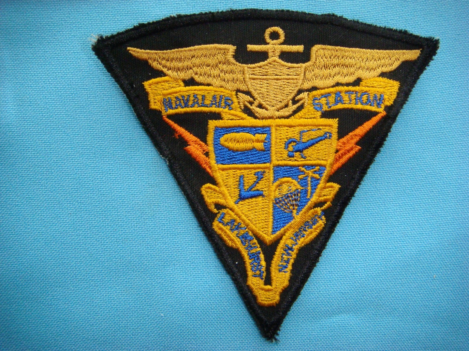 PATCH US NAVAL AIR STATION - LAKE HURST NEW JERSEY