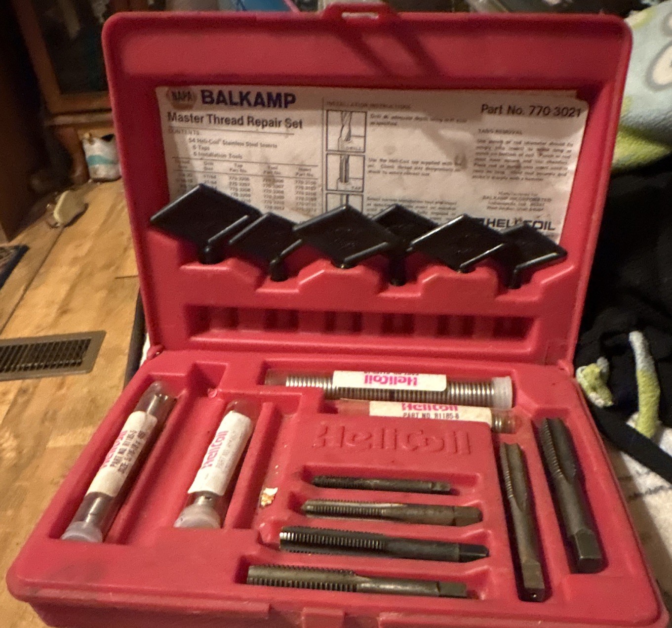 Napa Helicoil Master Thread Repair Set (Not complete)