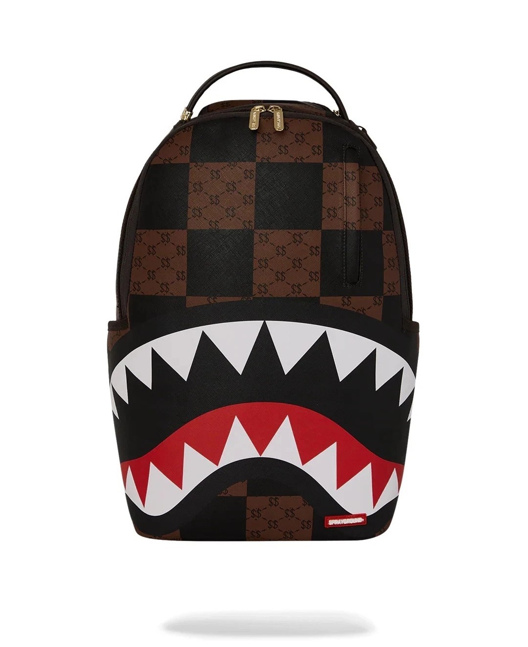 🔥🔥 Sprayground That Big Check Backpack New Black Bookbag Travel Bag School