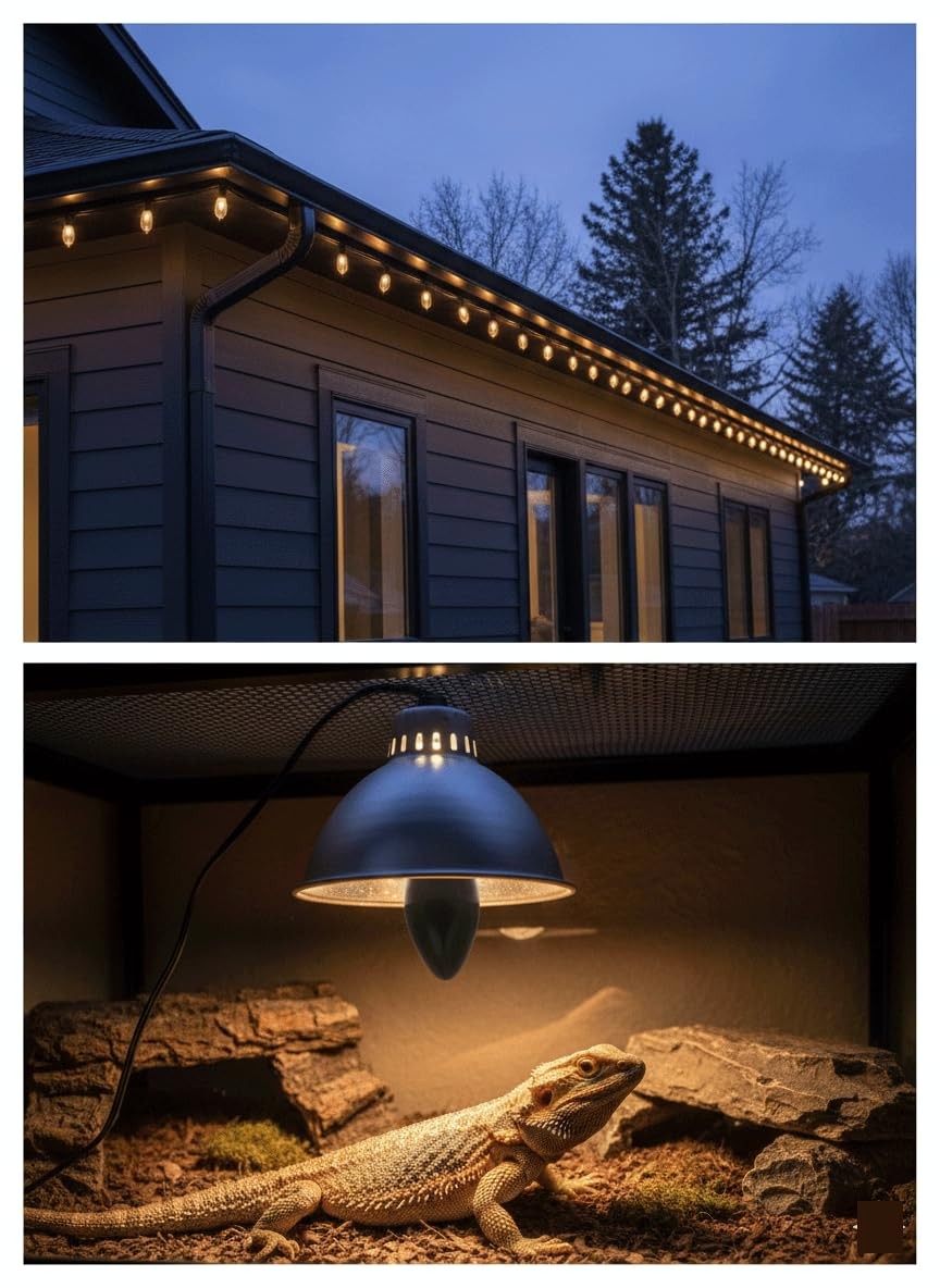 Black Color Party Mini Night Light Bulb 6PC