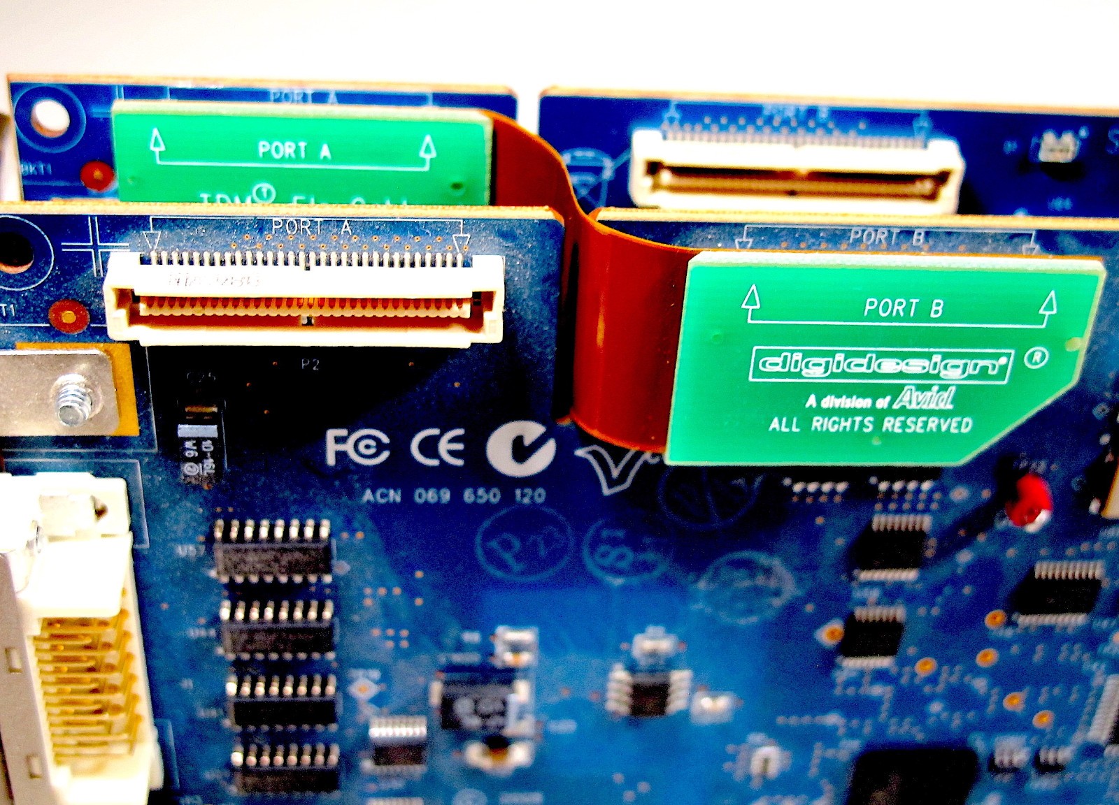 Avid Digidesign TDM Flex Cable for HD Core Accel Cards 9150-27244-00 Rev E