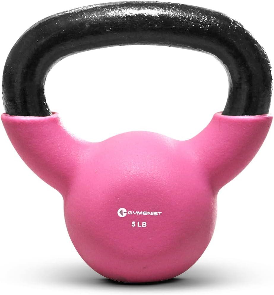 Kettlebell Fitness Iron Weights with Neoprene Coating Around The Bottom Half
