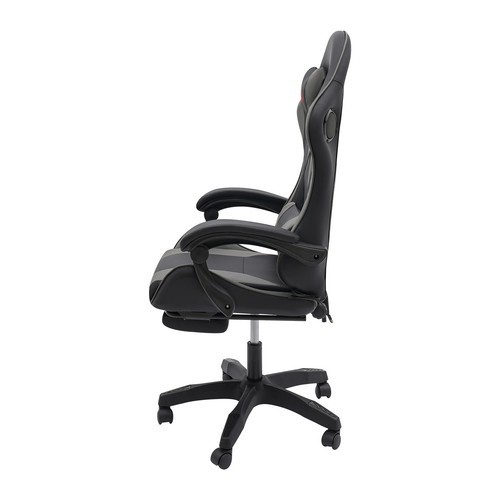 Gaming Chair Bluetooth Speaker Ergonomic Office Chair W/ Lumbar Pillow 5 Wheels