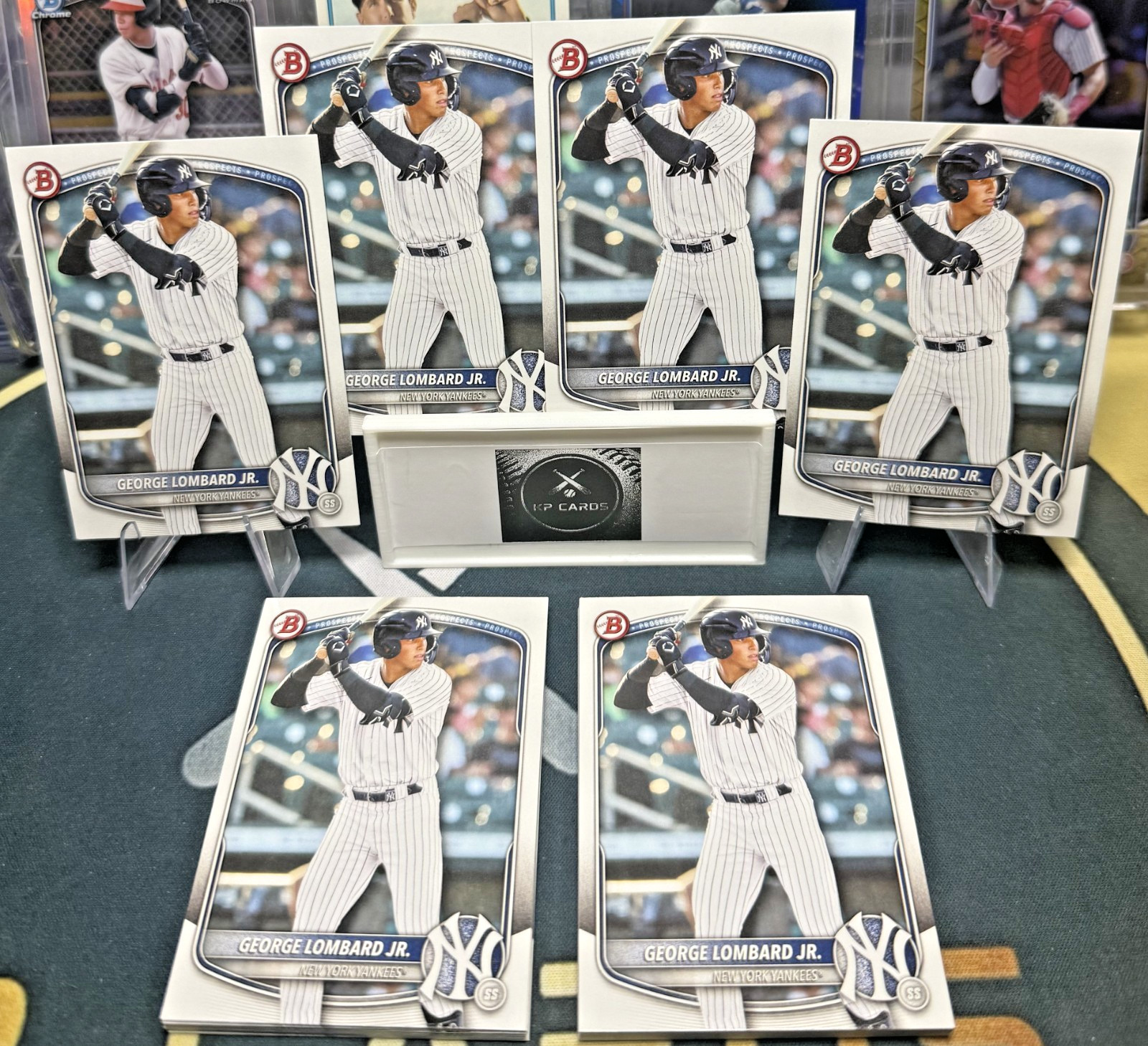 George Lombard Jr 2025 Bowman Draft 30-Card Lot (Yankees) Great for IP Auto's