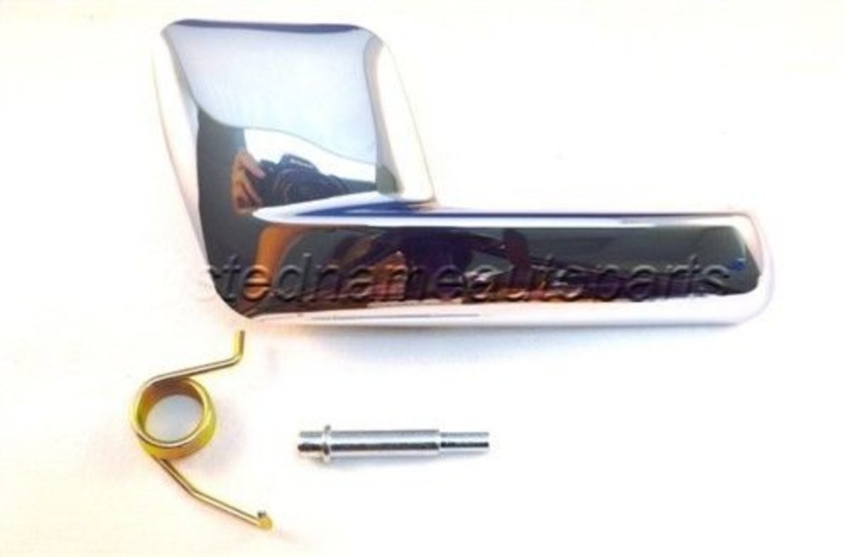 fits 2005 to 2006 Ford Expedition Interior Door Handle Left Chrome ABS