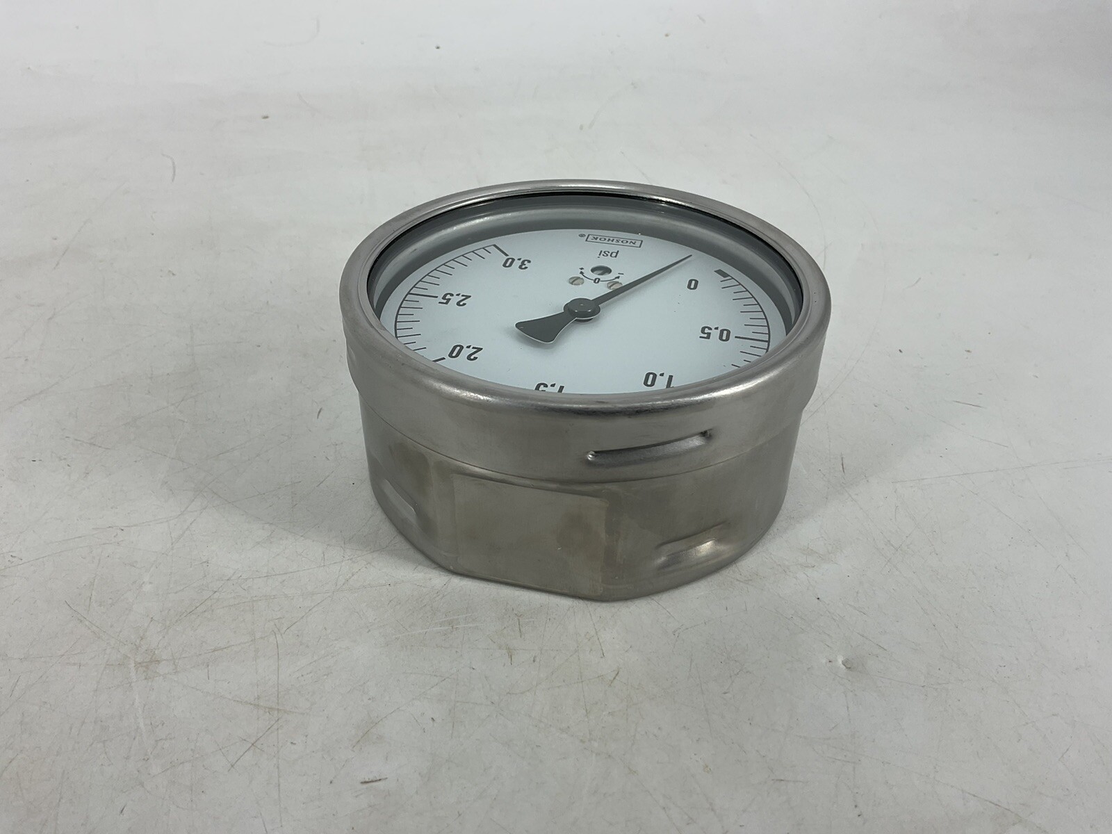 NOSHOK 4" 0-3.0 PSI Pressure Gauge