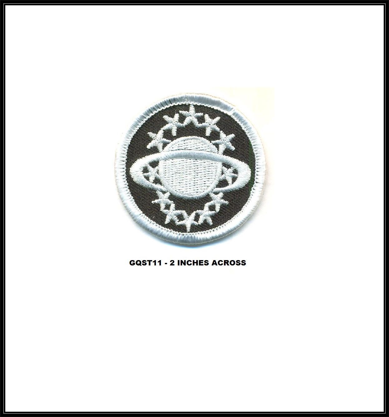 2 INCH GALAXY QUEST COMMAND PATCH - GQST11