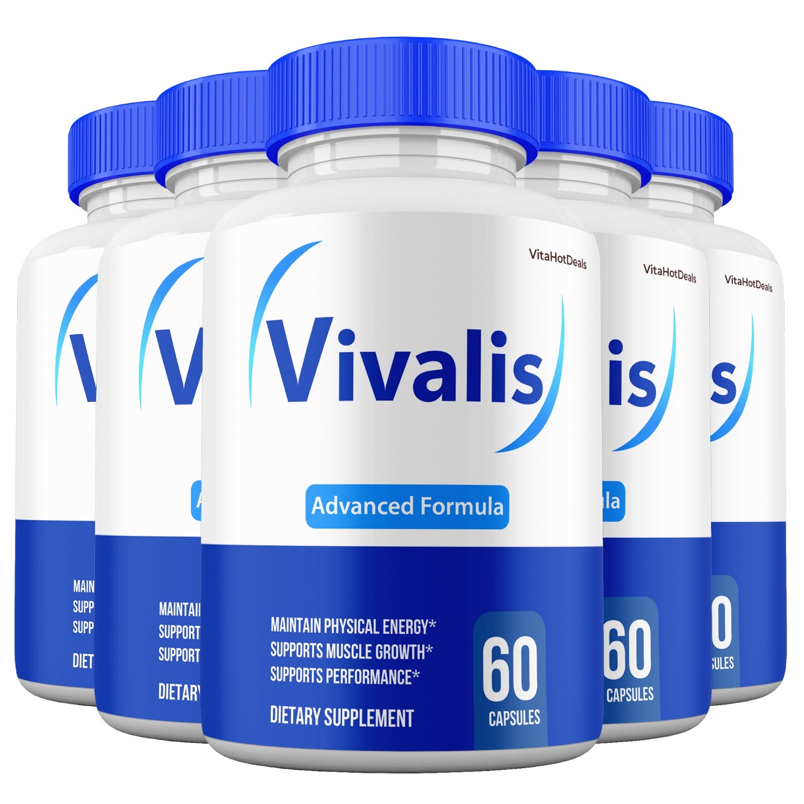 Vivalis Supplement For Men, Maximum Strength, Vivalis Pills (5 pack)