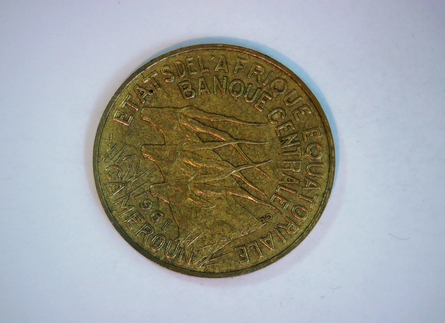 French Equatorial Africa 1961 10 Francs French Equatorial Africa 10 Francs (Elep