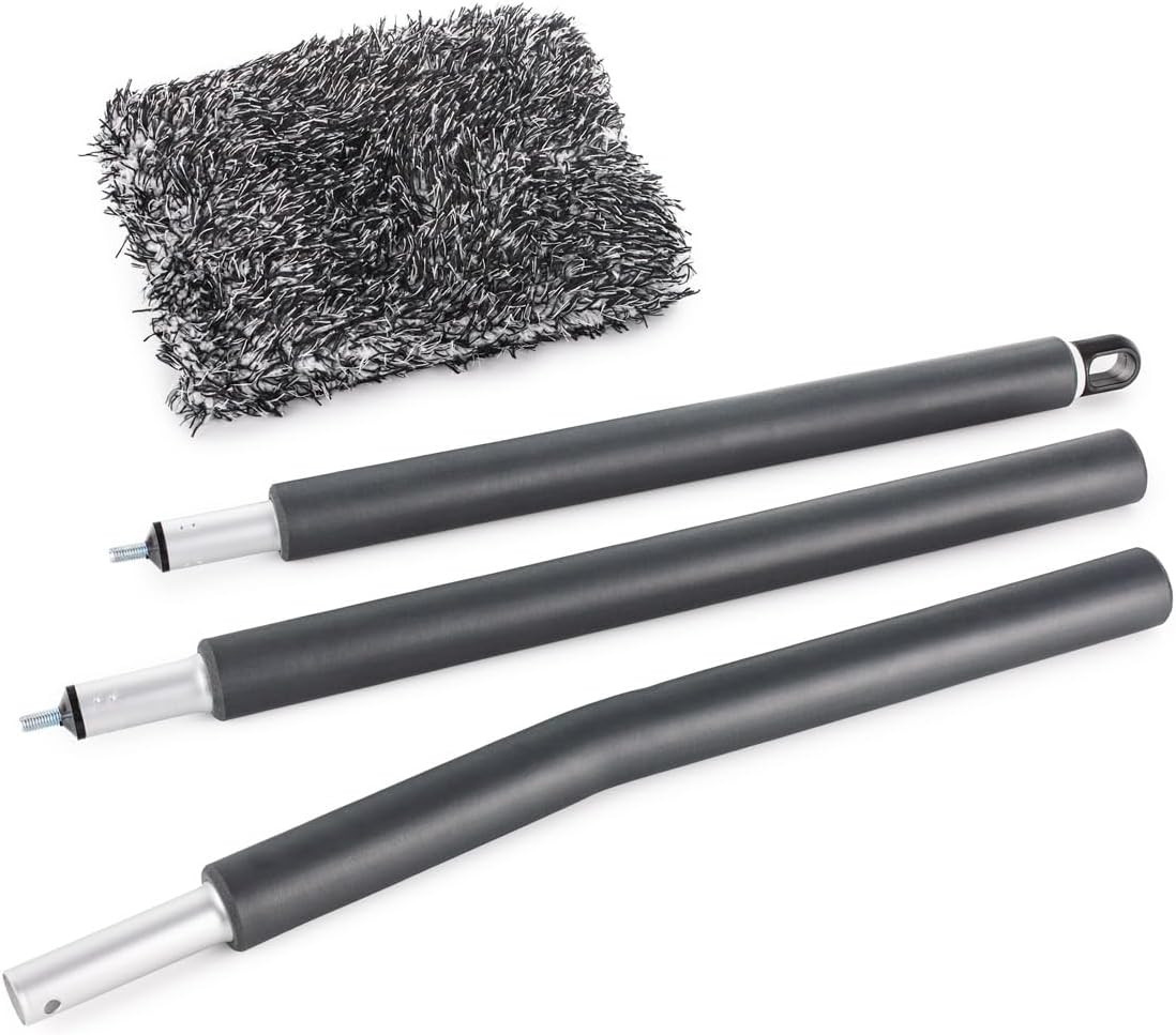 - Mitt on a Stick Pro+ | Clean Hard-To-Reach Roofs and Sides of Cars, Trucks, Rv