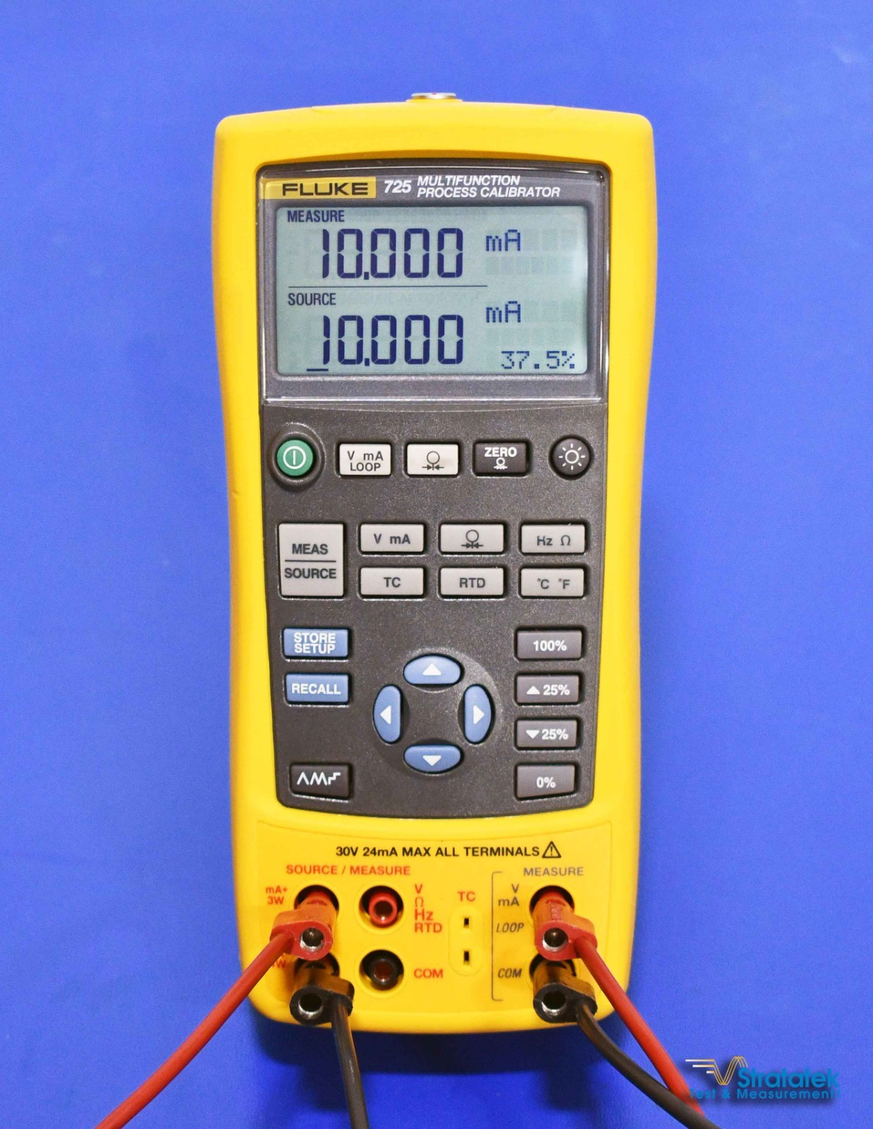 Fluke 725 Multifunction Process Calibrator - NIST Calibrated with Data
