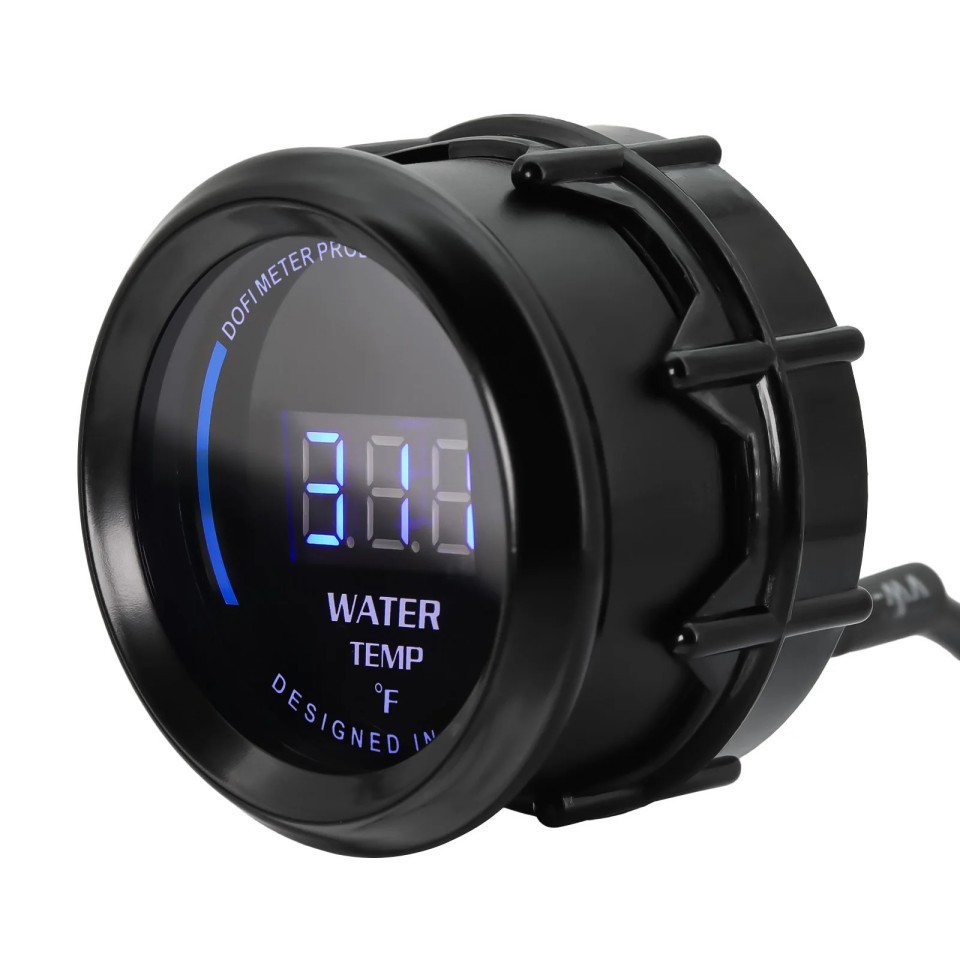 2" 52mm Blue LED Car Digital Water Temp Gauge 68-248Fahrenheit Meter with sensor
