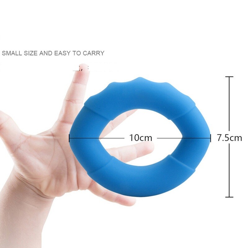 Hand Finger Gripper Exerciser Ring Stress Therapy Relief Squeeze Training