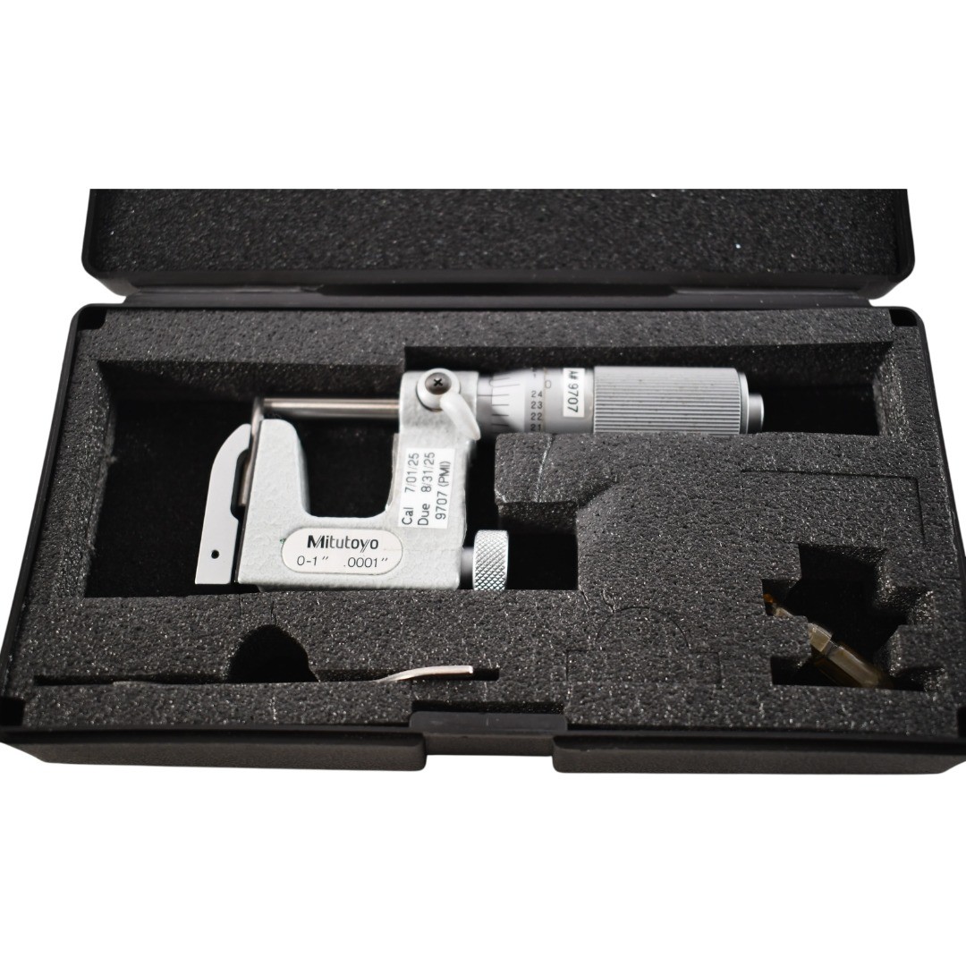 Mitutoyo 117-107 Interchangeable Anvil Micrometer