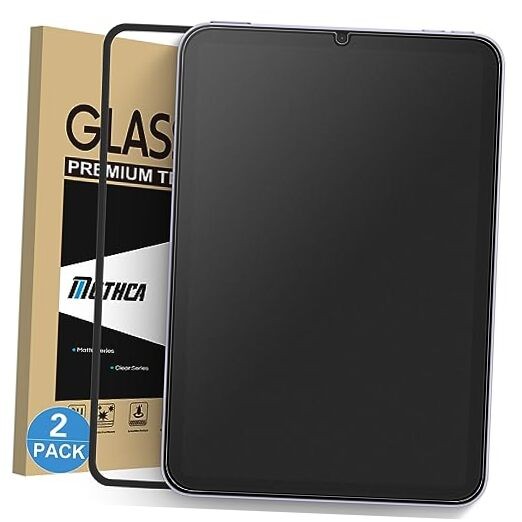 Matte Glass Screen Protector for iPad Mini 8.3” A17 Pro (2024) & Mini 6 2 Pack