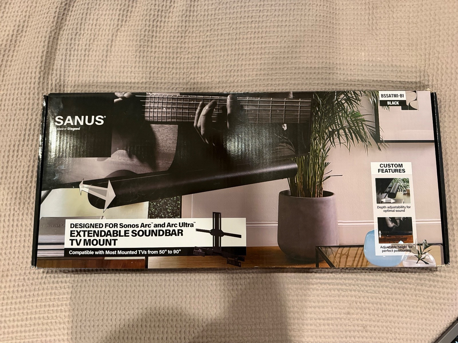 SANUS Soundbar TV Mount for Sonos Arc & Sonos Arc Ultra Soundbar