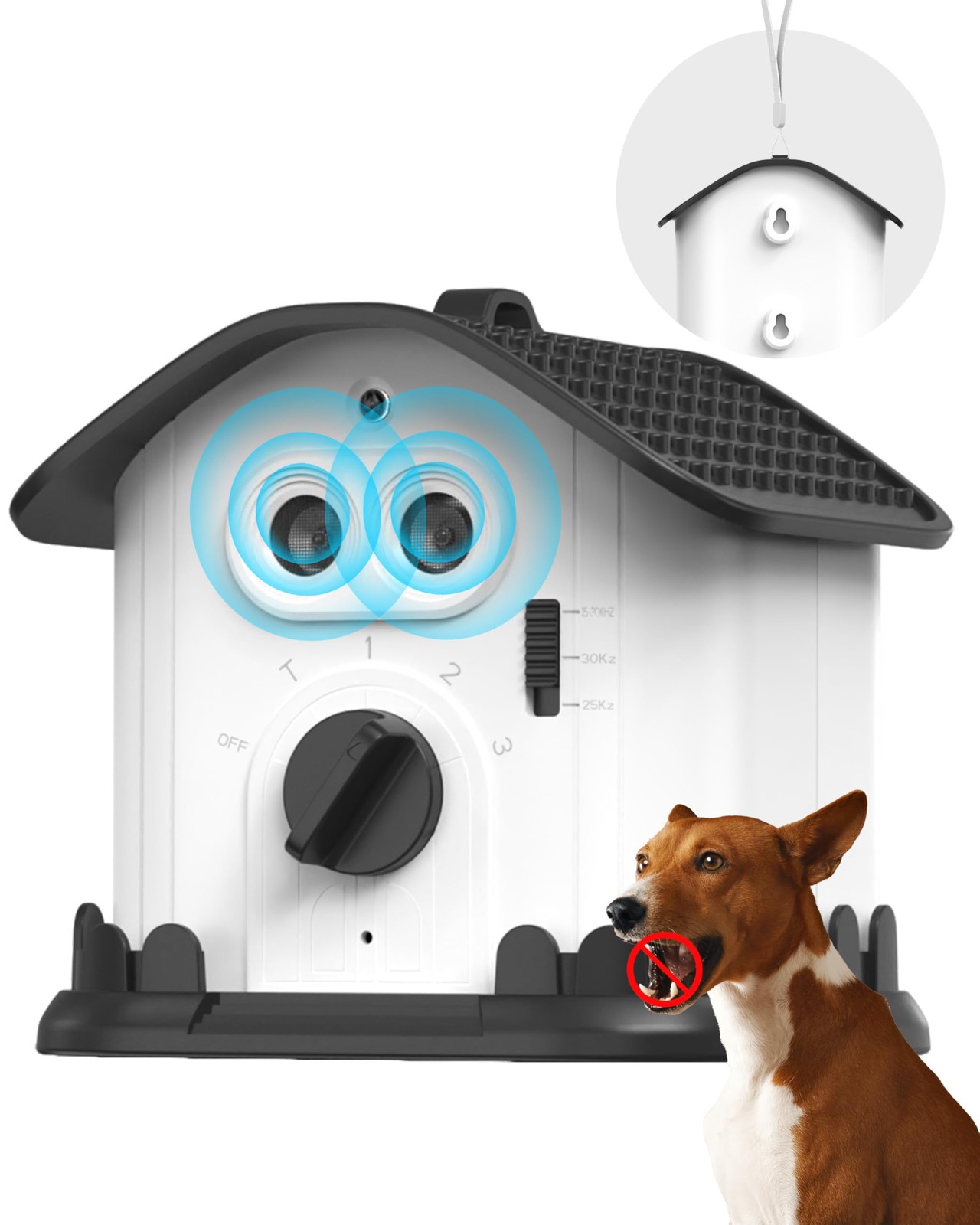 Anti Barking Device for Dogs, Dog Bark Deterrent Devices, Rechargeable Dog Ba...