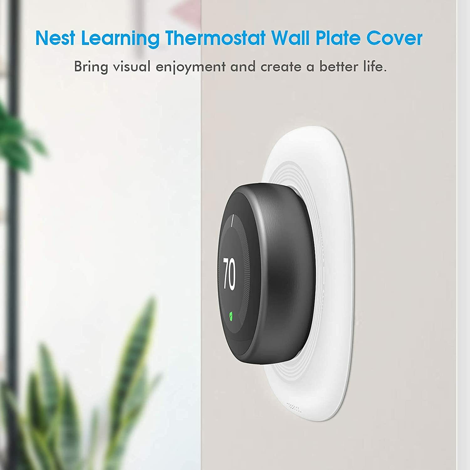 For Google Nest Learning Thermostat 3rd 2nd 1st Generation Wall Plate Cover