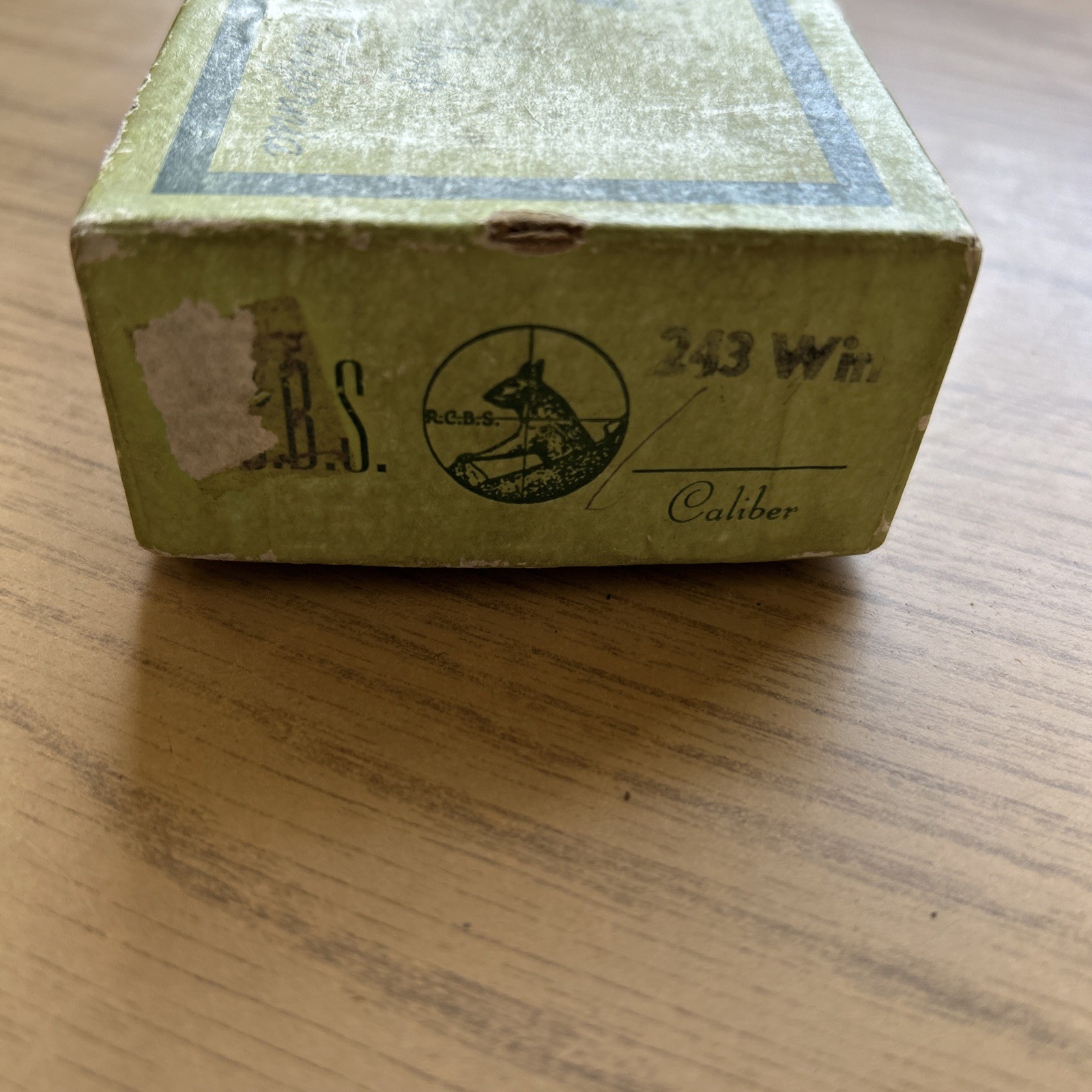 VINTAGE RCBS RELOADING DIE SET .243 WINCHESTER