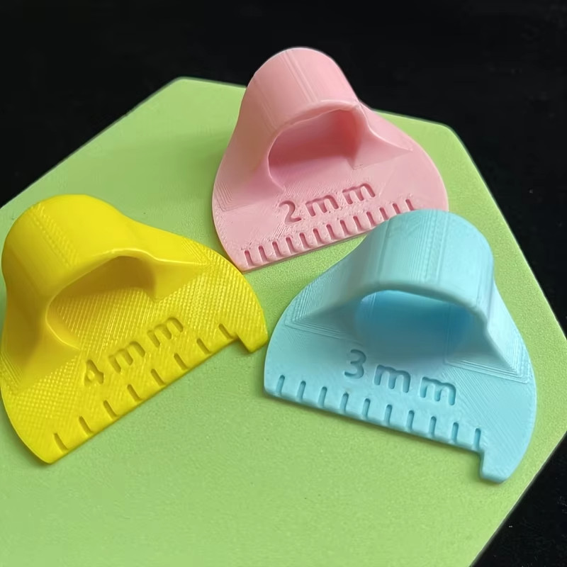 3pcs Sewing Templates, Finger Ruler Quilting & Stitching Aid for Tailoring