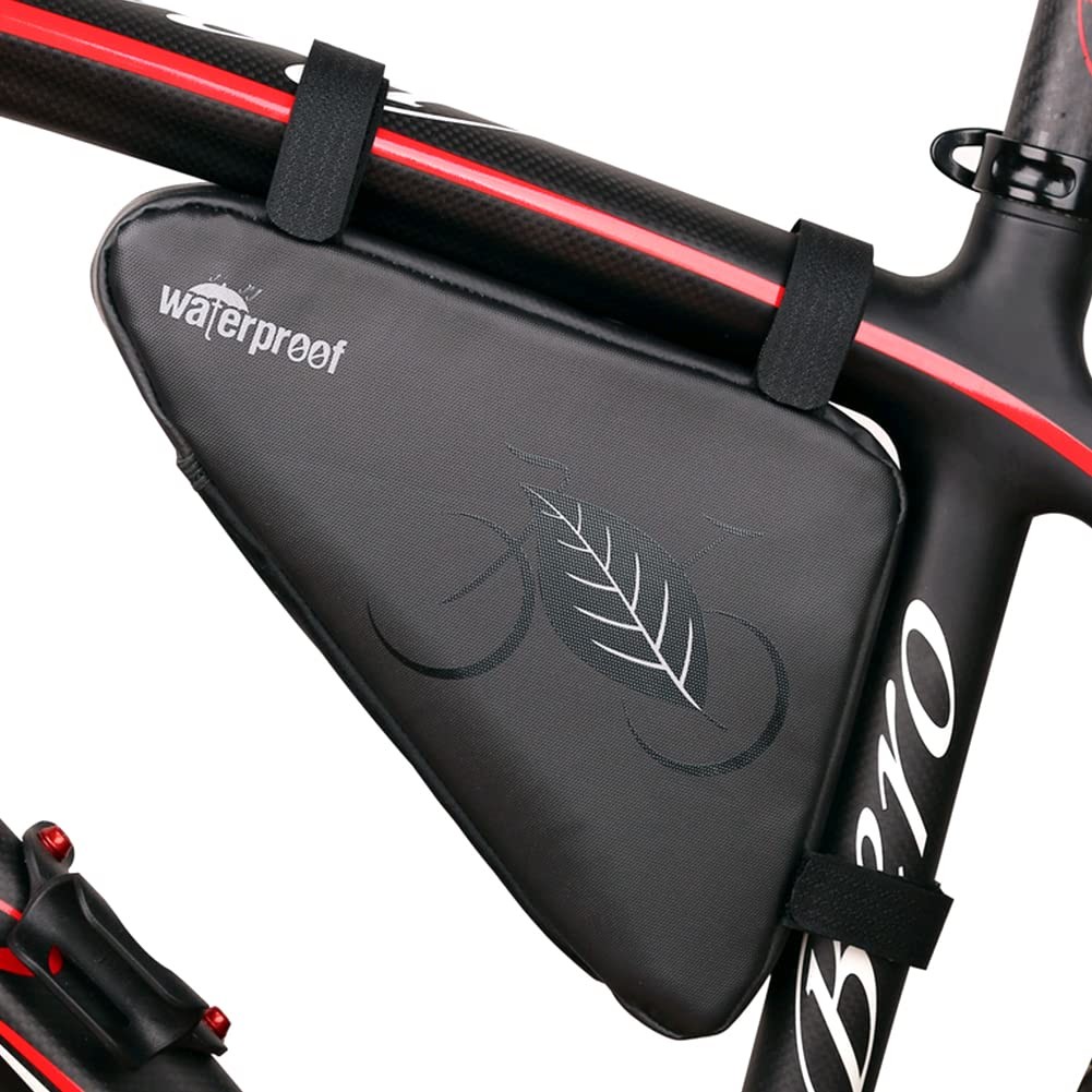 Bike Bicycle Frame Storage Bag 2L Waterproof Bicycles Triangle Pouch Cycling