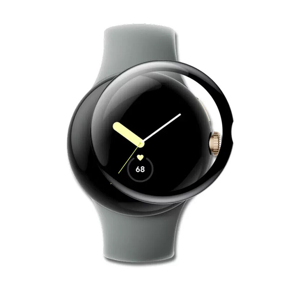 2x 3D Curved Full Coverage Soft Screen Protector For Google Pixel Watch/Watch2