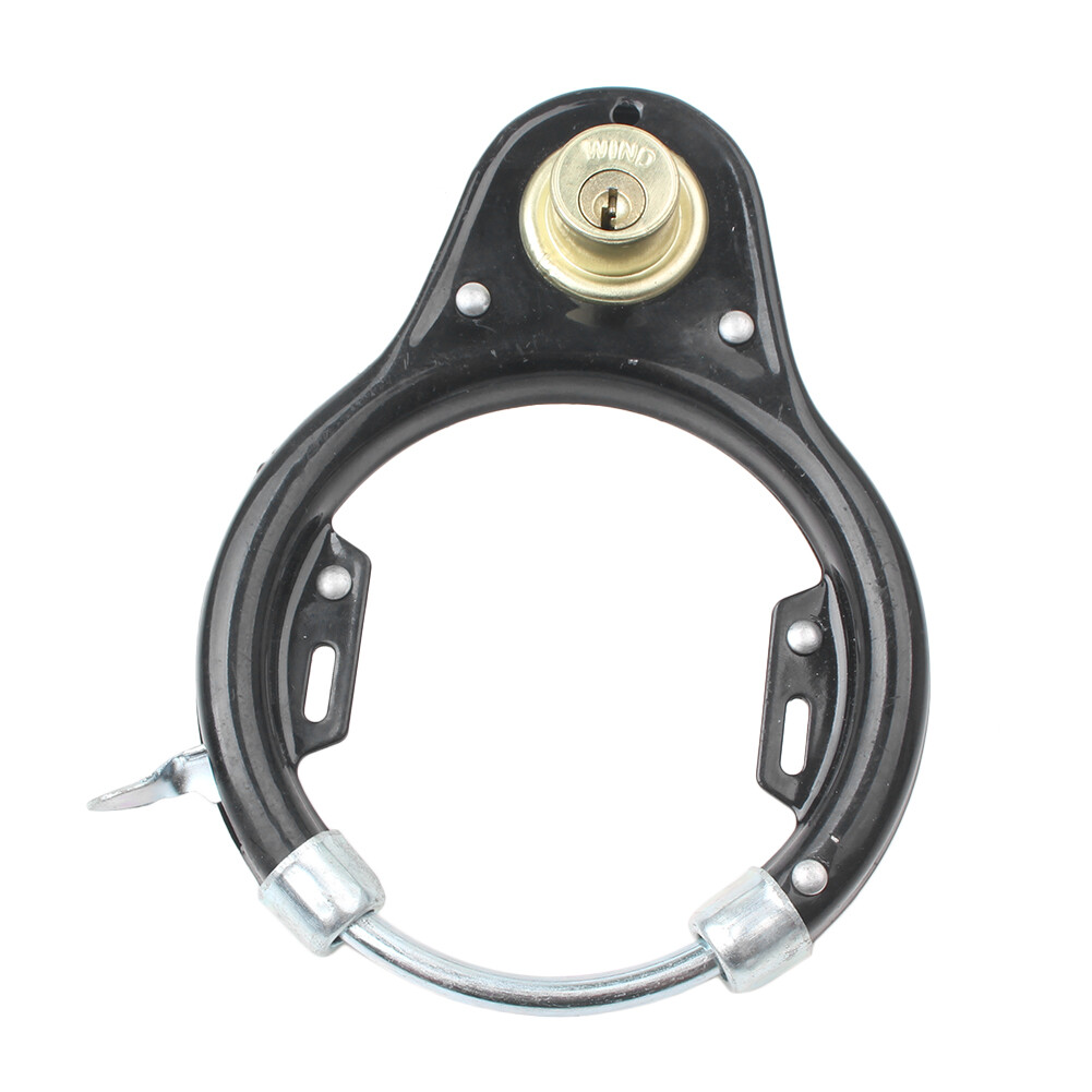 U-Lock Wheel Lock Set w/2 Keys For Vintage Bicycle Cycling Iron Black 220g USA