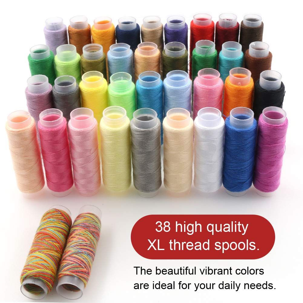 183PCS Premium Sewing Machine Kit, 38 XL Thread Spools Large Large-183PCS