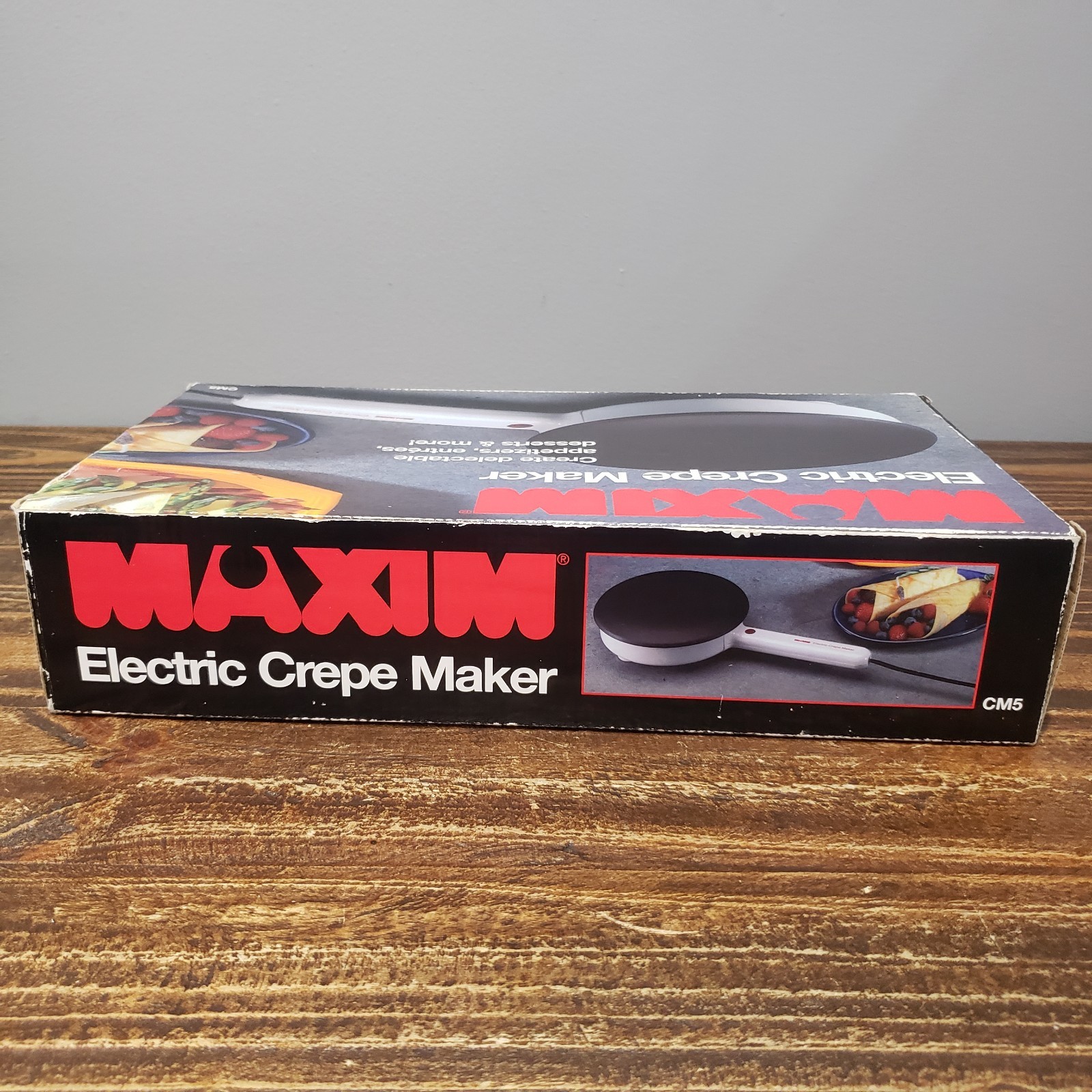 Maxim Electric Crepe Maker New Open Box
