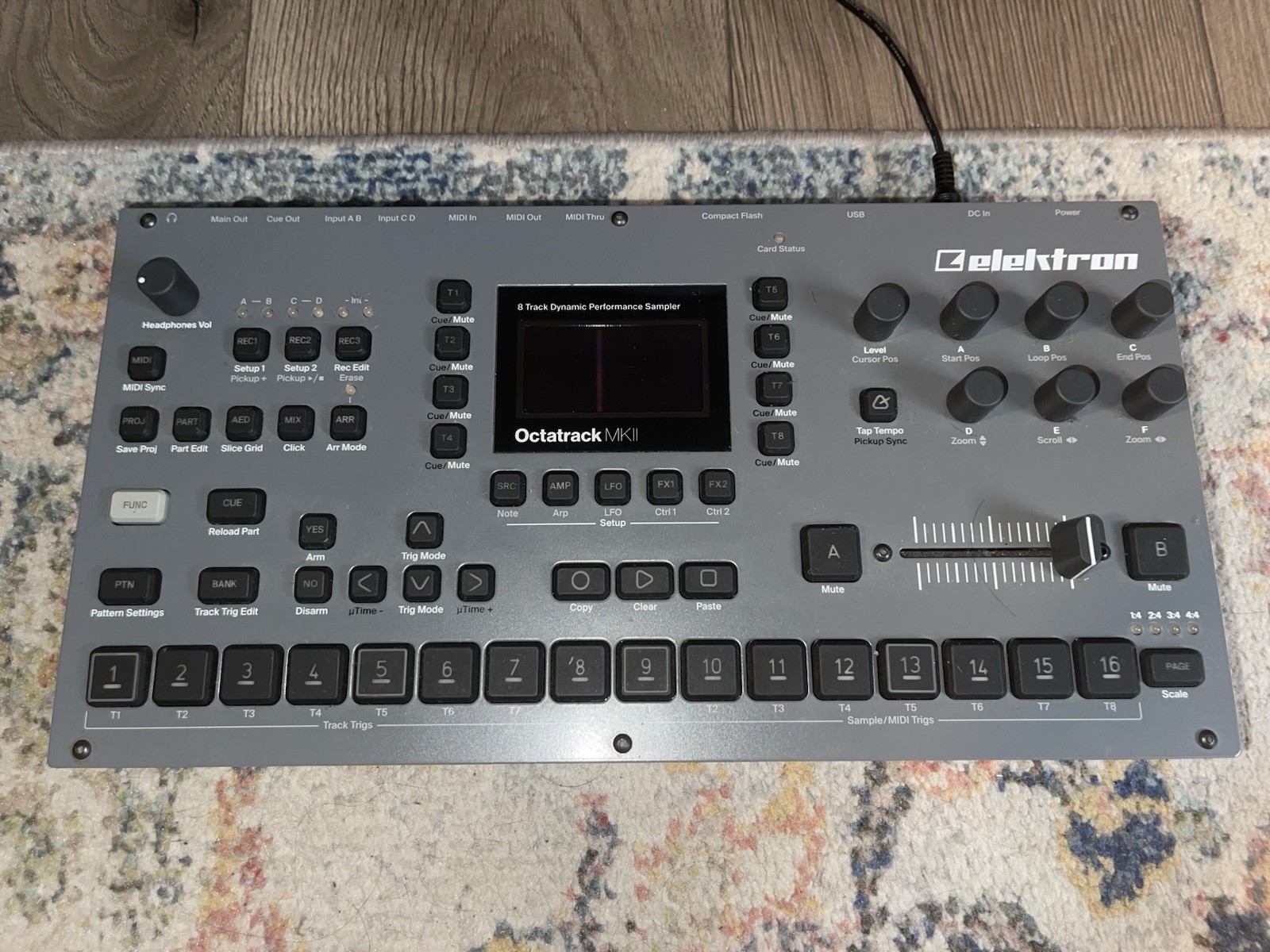 Elektron Octatrack MKII Dynamic Performance Sampler Gray