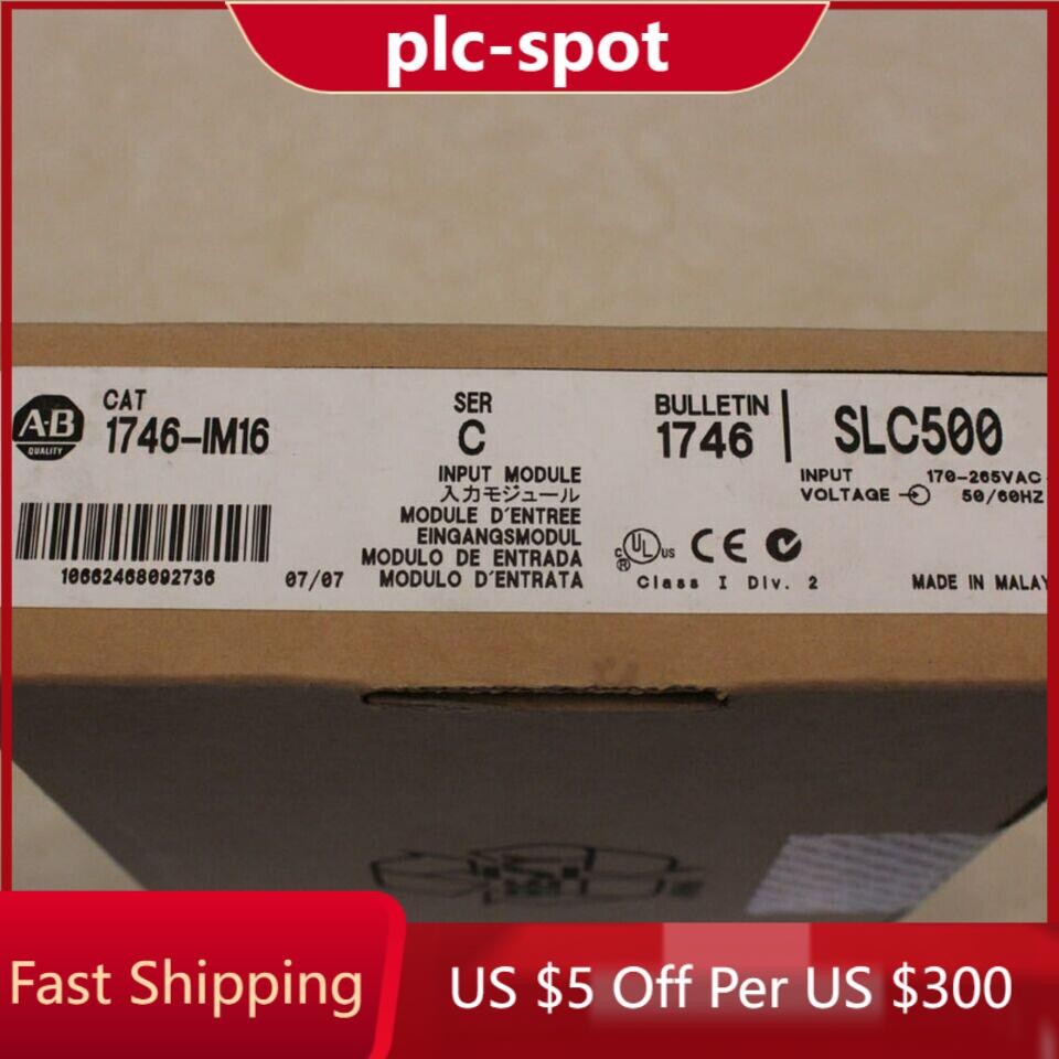 New Factory Sealed AB 1746-IM16 SLC500 PLC INPUT MODULE 1746IM16 US Free Tax