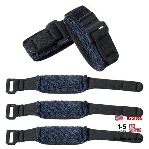 3 Pcs Bass Guitar String Mute Damper, Fretboard Muting Straps, Adjustable