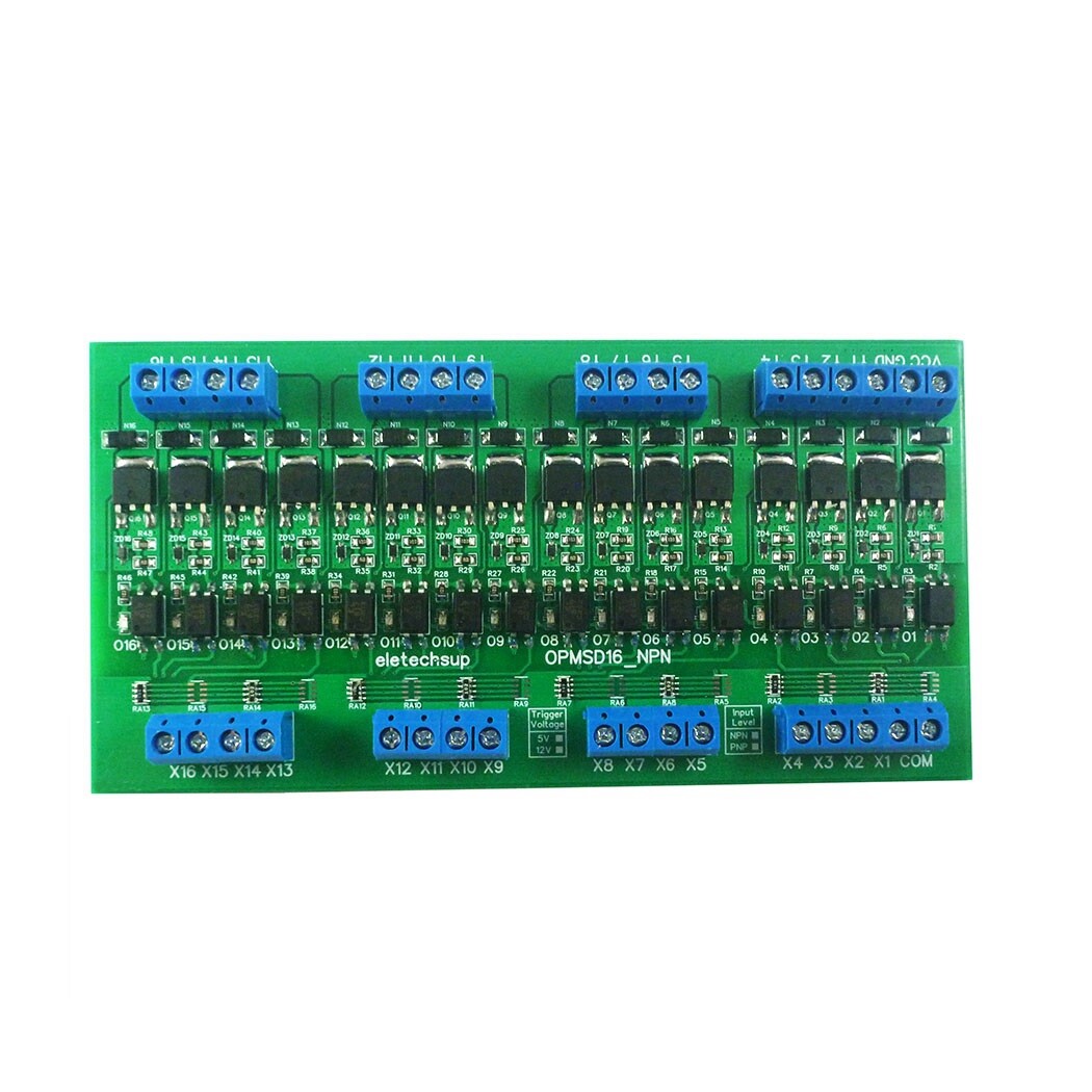 OPMSA16 16CH NPN to NPN Digital Logic Convert Optocoupler Solid Signal Amplifier
