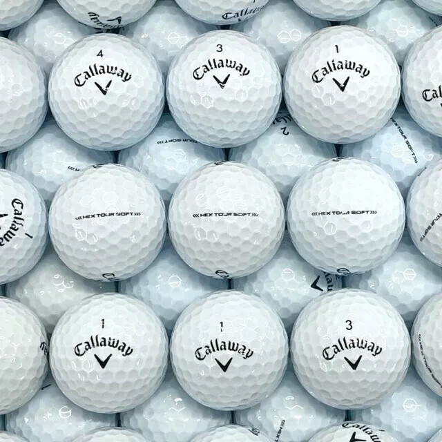 50 Callaway Hex Tour Soft Used Golf Balls 5A Mint Condition FREE SHIPPING