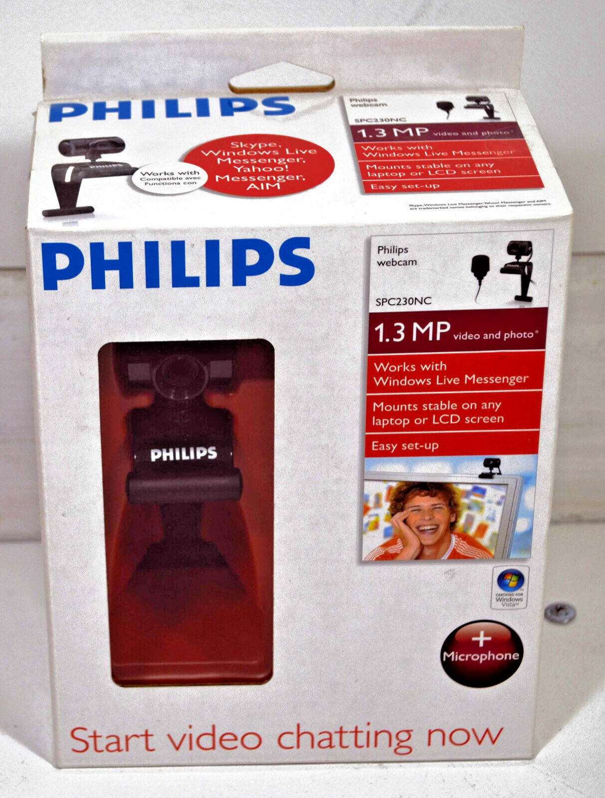 New Philips Webcam 1.3MP Model SPC230NC - Video Chatting at your computer!