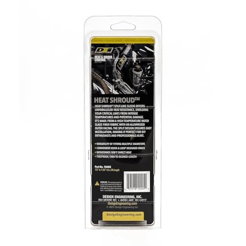 Heat Shroud – 1/2" – 1-1/4" I.D. x 3 ft Aluminized 1/2" - 1-1/4" I.D. x 3ft