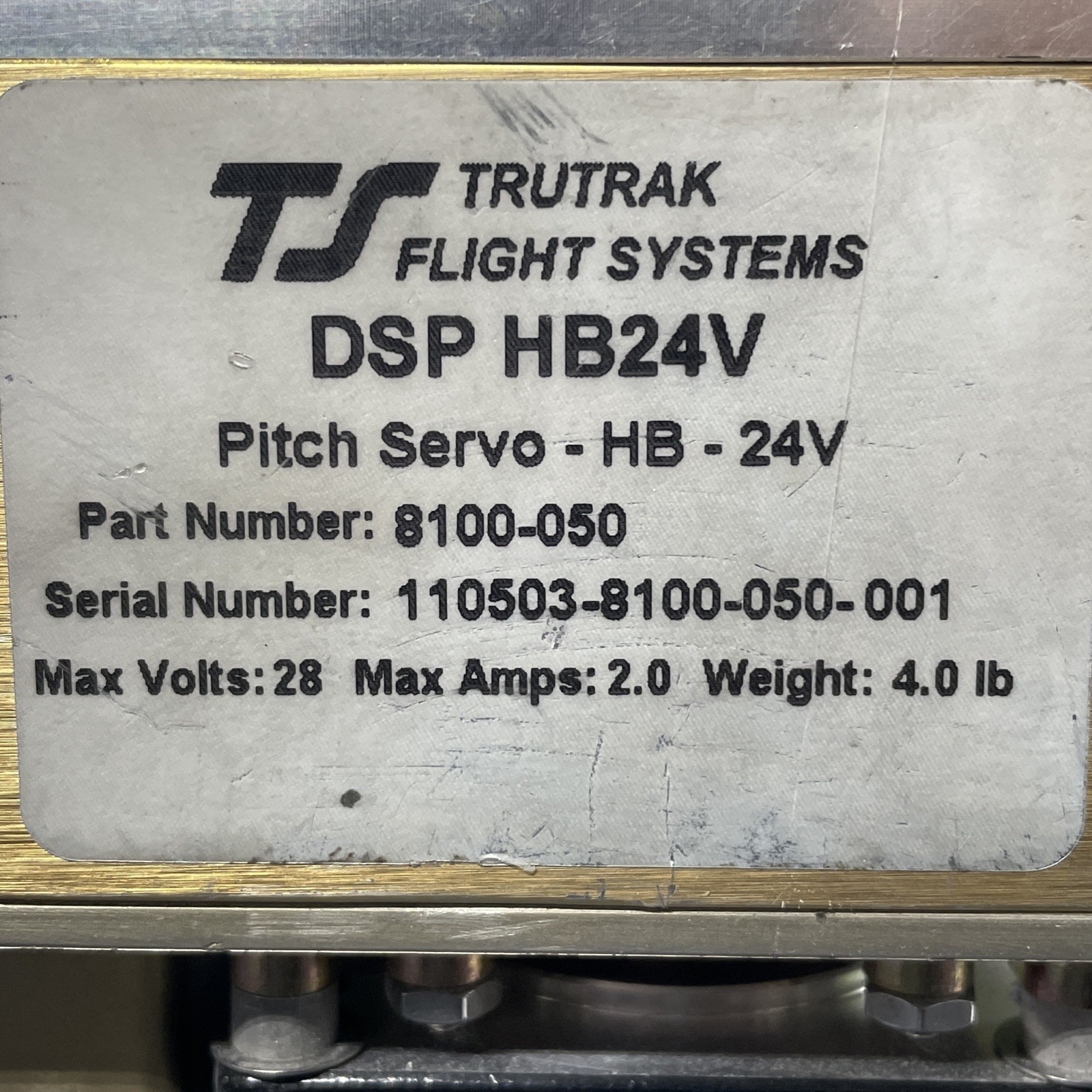 Trutrak DSP HB24V Autopilot Servo - 24V