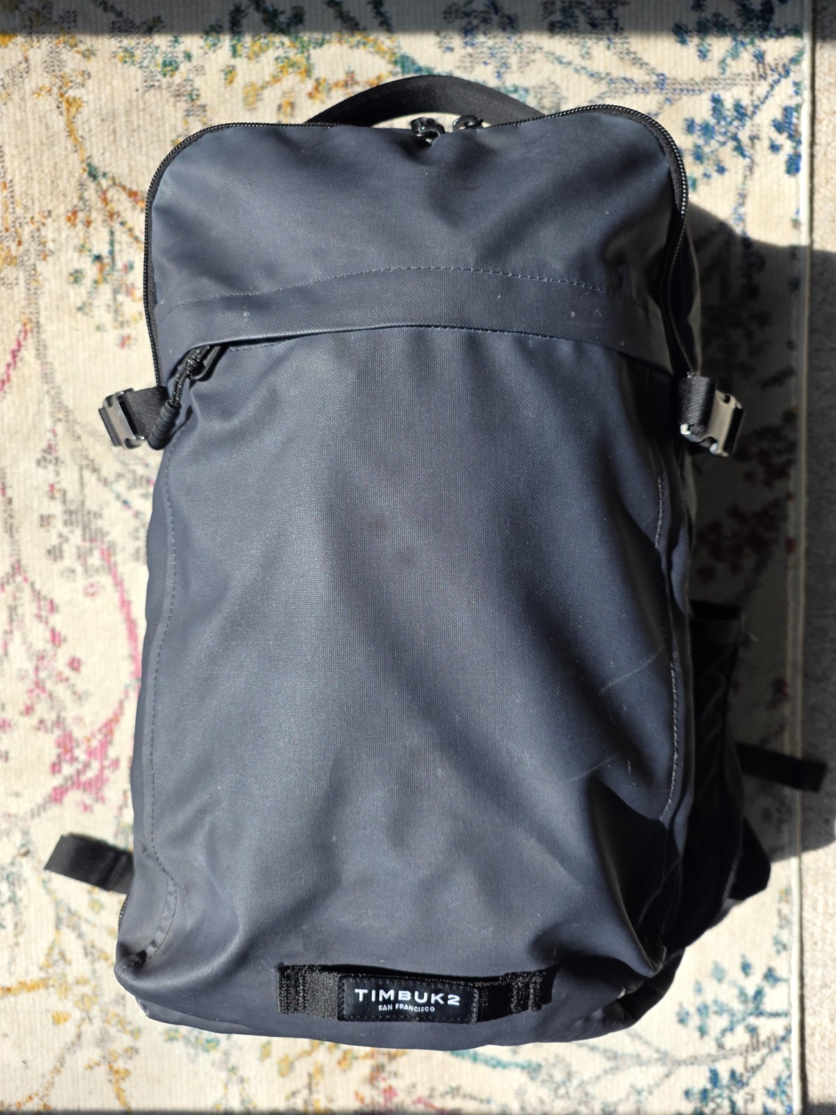 ​Timbuk2 The Division 1849-3 Laptop Backpack Grey Commuter Work Bag Messenger 🎒