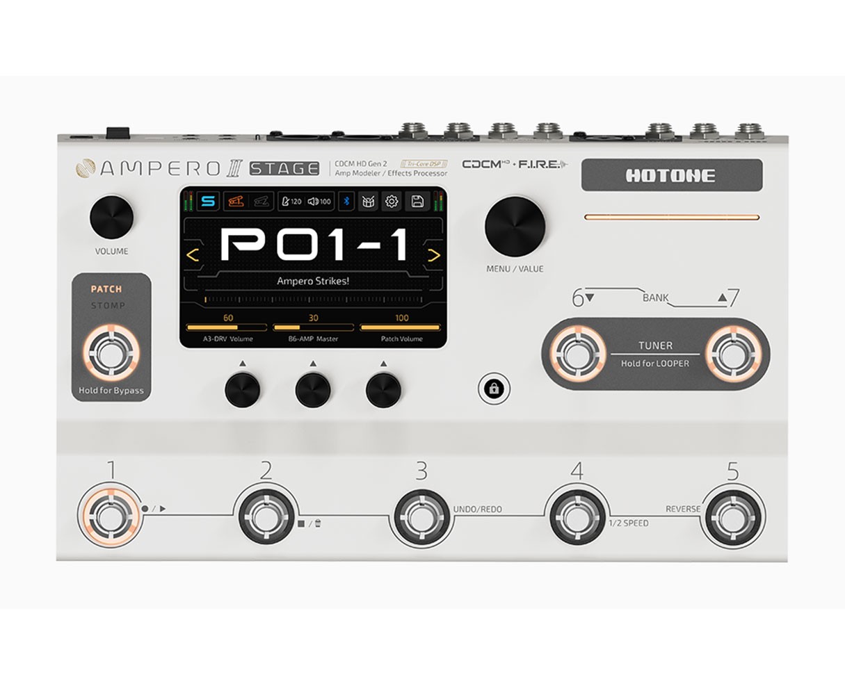 Hotone MP-380 Ampero II Stage Amp Modeler/Multi-FX Pedal - Open Box