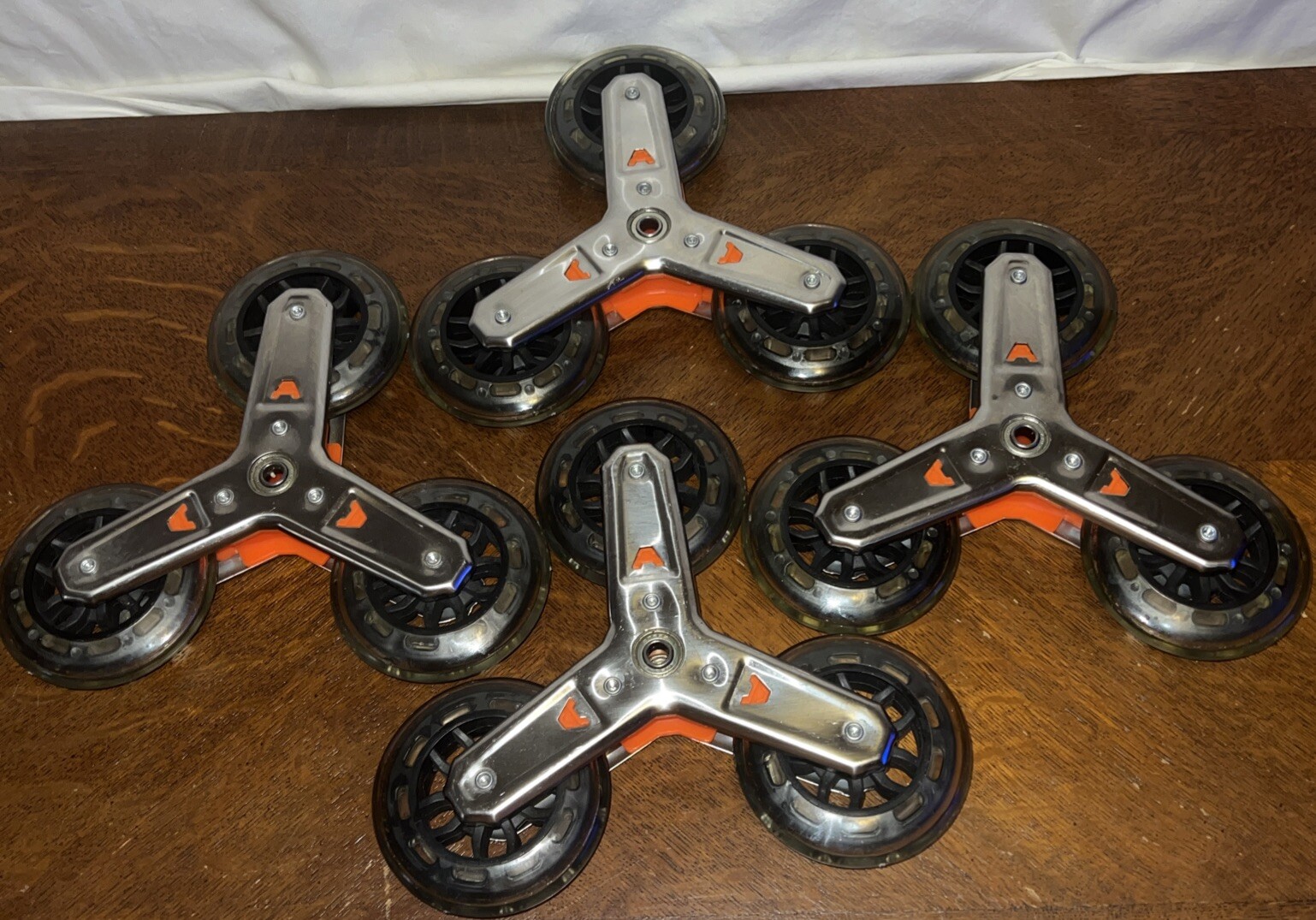 4 OLOTU 360 Swivel Pull Utility Trolley Casters