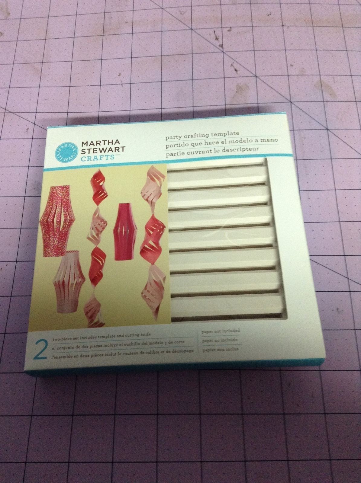 MARTHA STEWART PARTY CRAFTING TEMPLATE CHINESE LANTERN New***