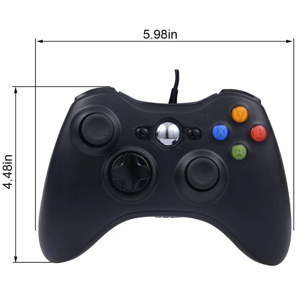 STORM WYRM USB Wired Game Controller For Xbox 360 Console Joypad For Win 7/8/10P
