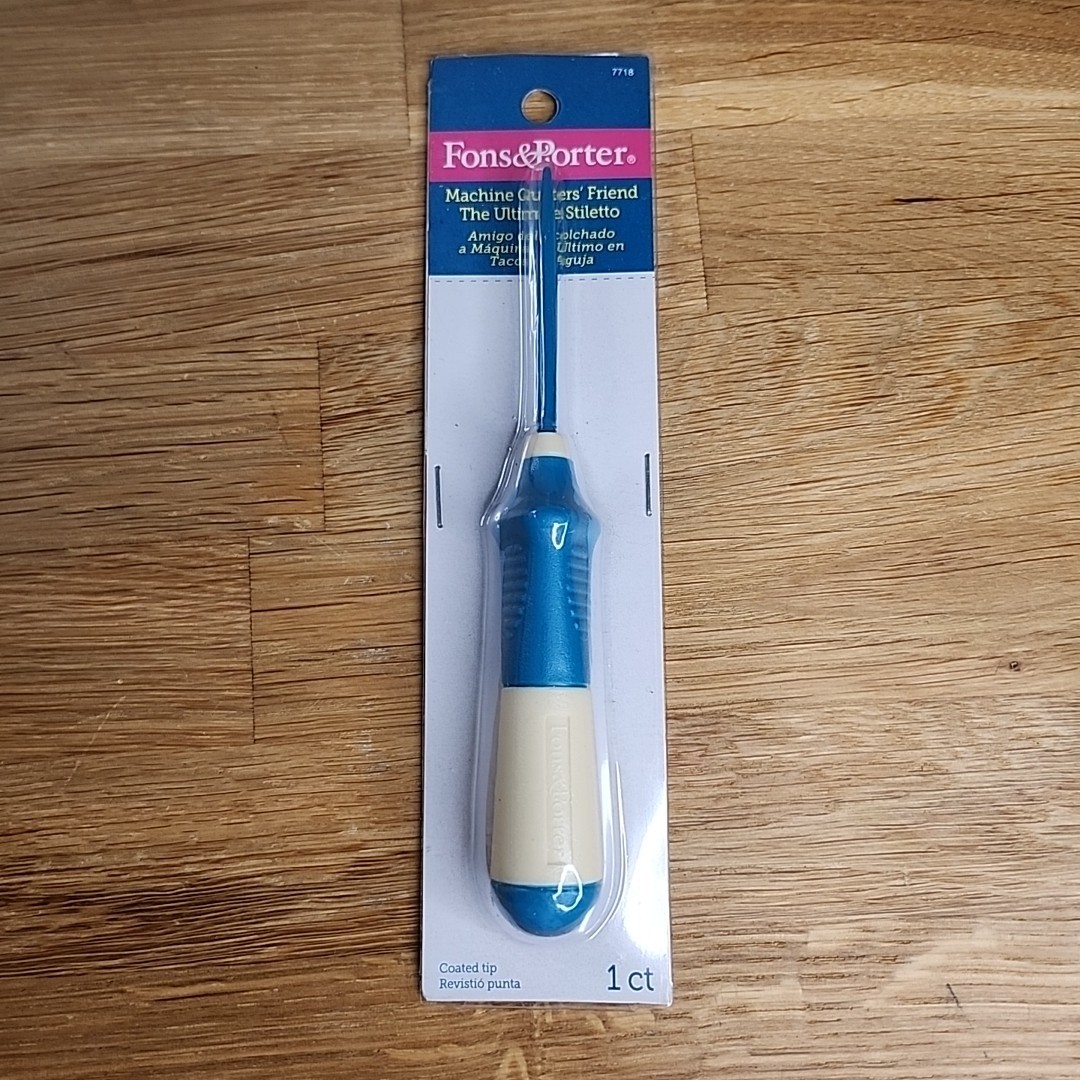 Fons & Porter 7718 Machine Quilters' Friend The Ultimate Stiletto Coated Tip