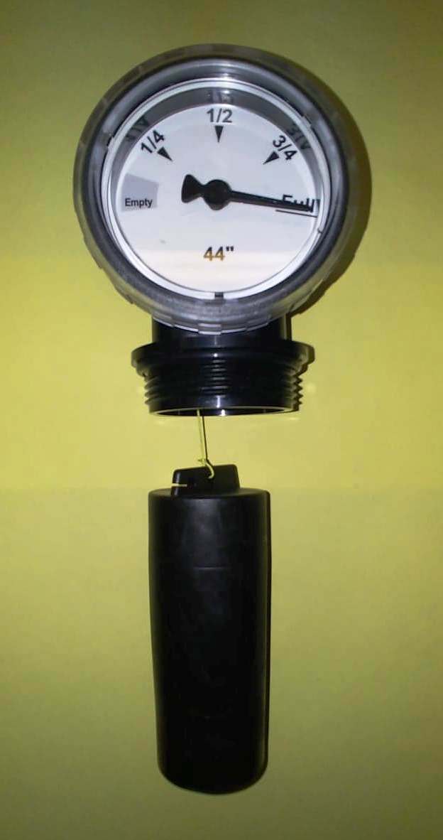 Fuel Oil, Diesel Oil, DEF or Water Tank Gauge German made 1 1/2" 40" to 44"